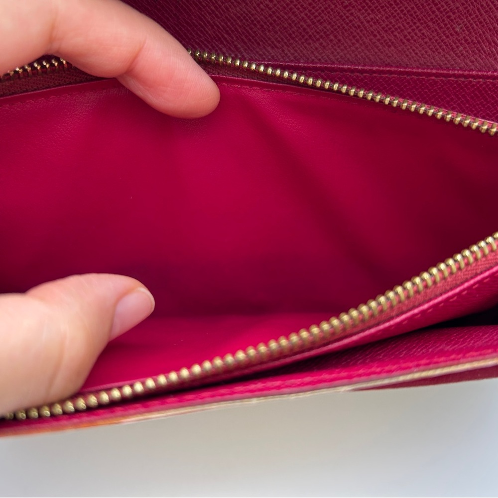 Louis Vuitton Monogram White Multicolor Takashi Murakami Sarah Wallet - Picture 8 of 16